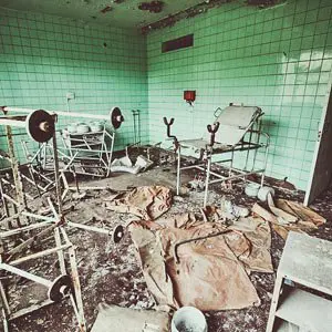 Abandoned maternity hospital in Pripyat