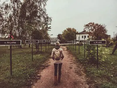 «Аллея мертвых сел» в Чернобыле